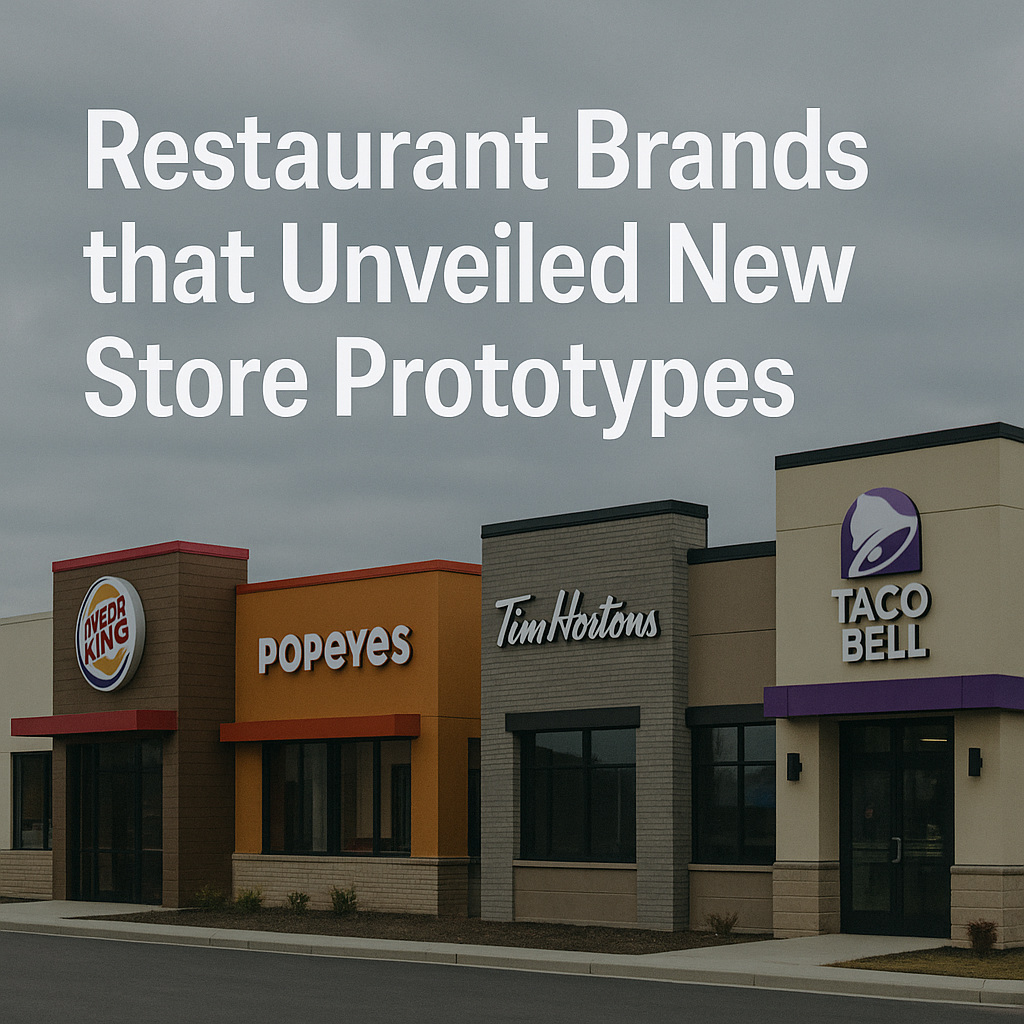 Restaurant Brands that Unveiled New Store Prototypes