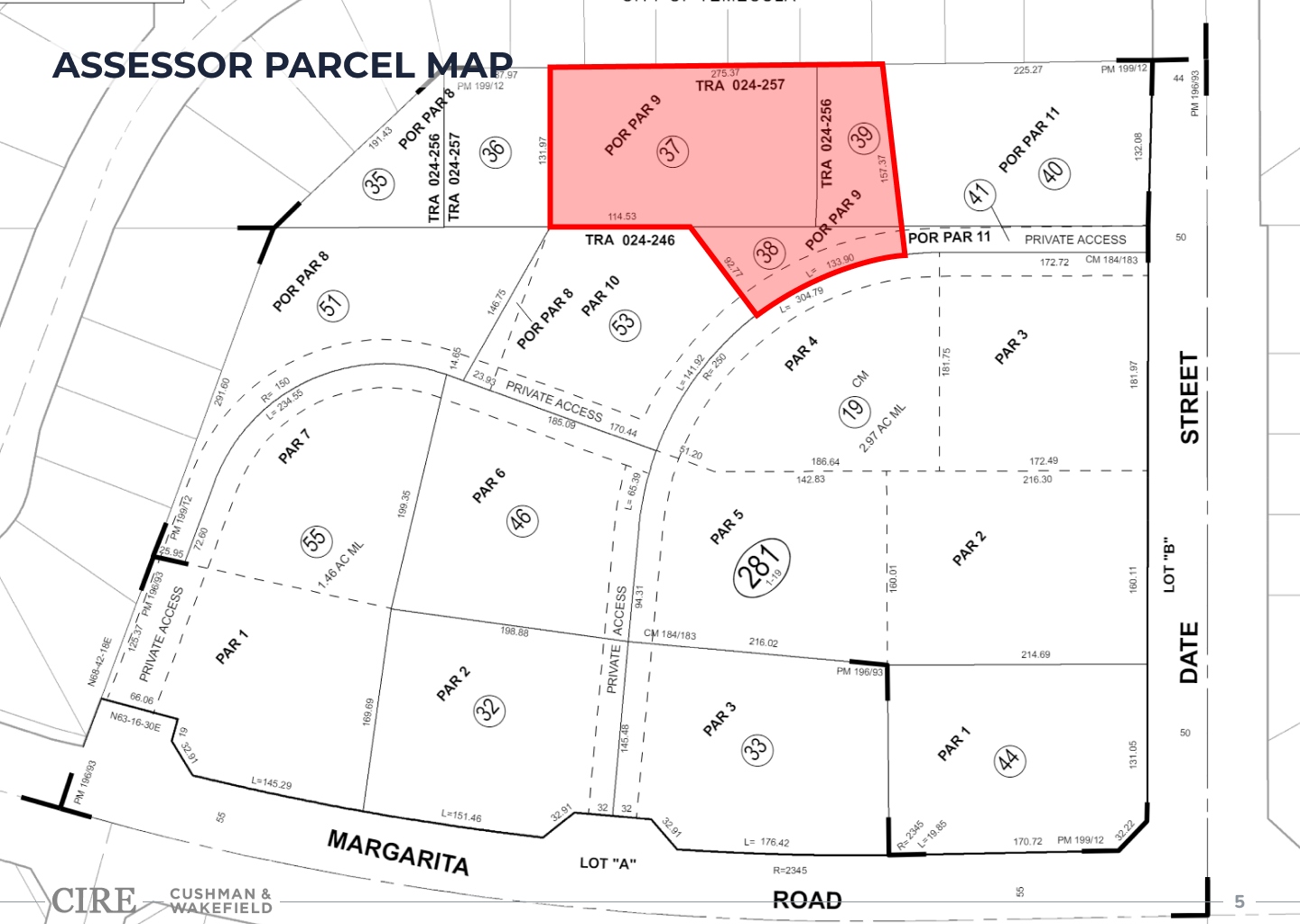 Assessor parcel map